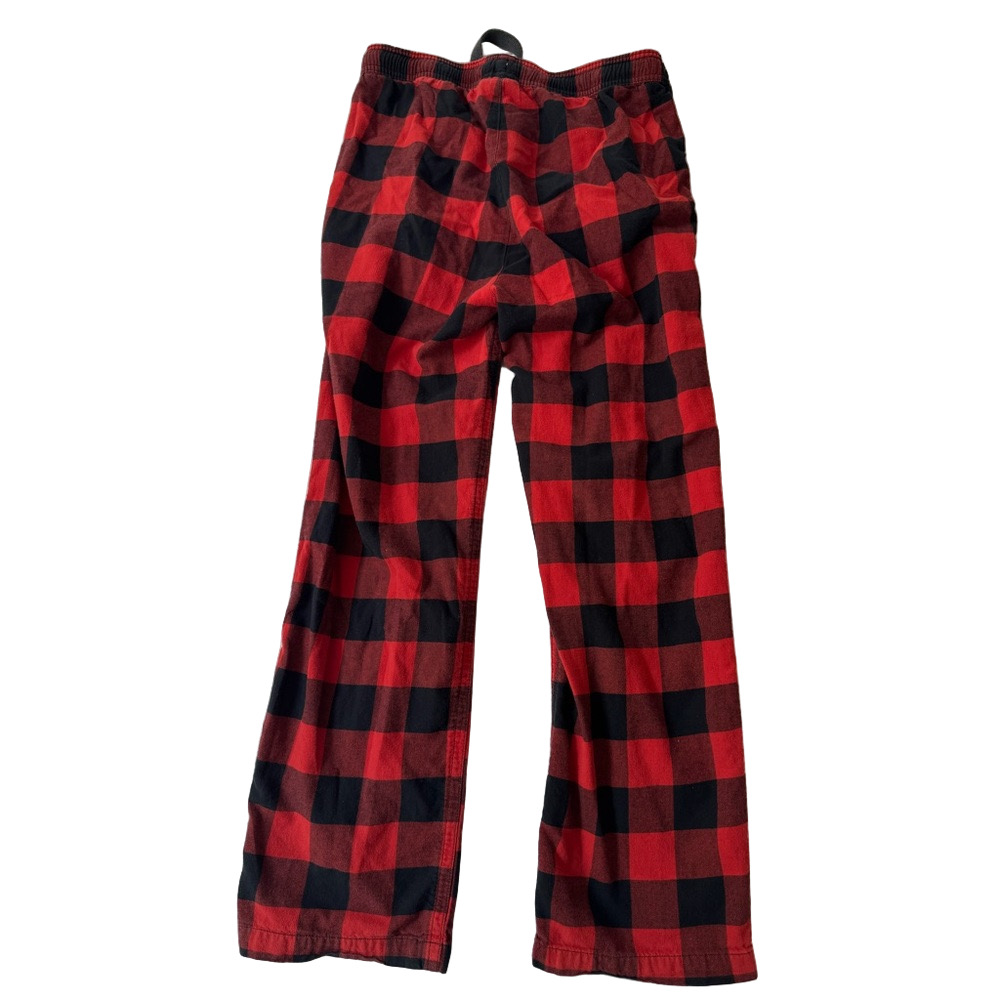 American Eagle Red Black Buffalo Plaid Pajama Pants Men XS Cozy Loungewear - Picture 3 of 10